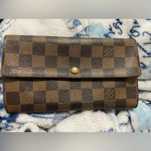 Louis Vuitton Vintage Sarah wallet in Damier Ebene - Picture 1 of 10